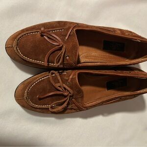Men's Zelli Italian Brown Suede Loafers Retails at $600 Like New